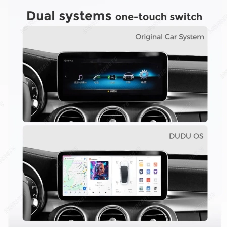Kuberg DUDU MKD-8128-С2 Мультимедиа блок для автомобтлей со штатным USB CarPlay на Android 13, 4G SIM-слот [8/128 ГБ]