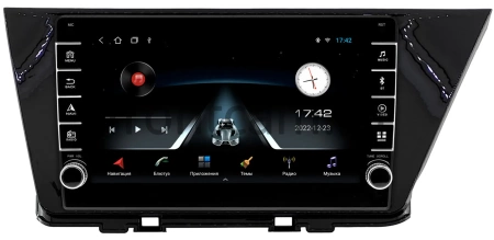 Kia Niro 2016-2022 (черная, глянцевая) Canbox BGT9-0742 2/32 на Android 10 (IPS, DSP, CarPlay)