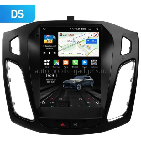 Штатное головное устройство Ford Focus 3 2011-2019 (Тип 1) Canbox M-Line (Tesla style) 9.7 дюймов 2/32 5620-1312-45 на Android 10 (4G-SIM, DSP, QLed)