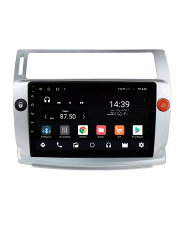 NaviPilot DROID10 ULTRA MAX штатная магнитола для Citroen C4 2004-2010 на Android 10 с 8Gb, DSP, 4G