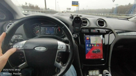 Штатное головное устройство Ford Mondeo 4 2010-2014 Canbox H-Line (Tesla style) 9.7 дюймов 4/32 5621-1312-218 на Android 10 (4G-SIM, DSP, QLed)