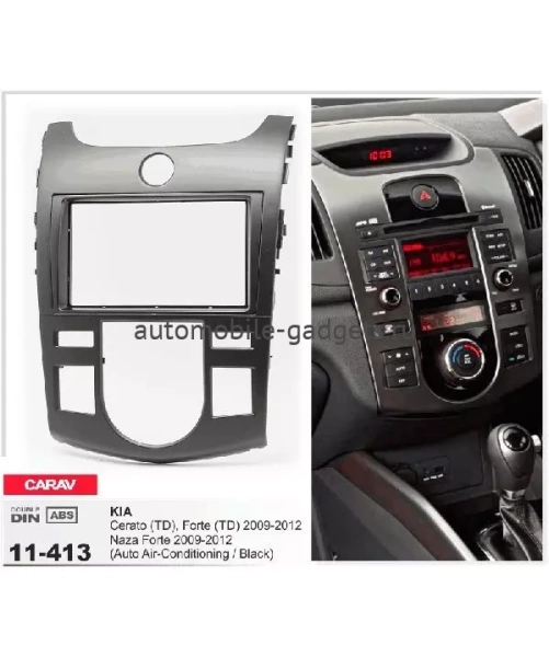 Переходная рамка CARAV 11-413 KIA Cerato (TD), Forte (TD), Naza Forte 2009-2012 / только для а/м с климат-контролем