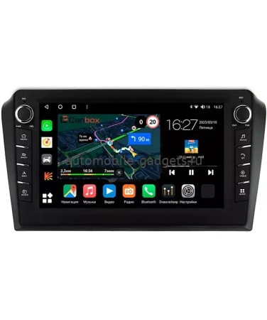 Штатная магнитола Mazda 3 (BK), Axela 2003-2009 Canbox M-Line 7831-9032 на Android 10 (4G-SIM, 2/32, DSP, IPS) С крутилками