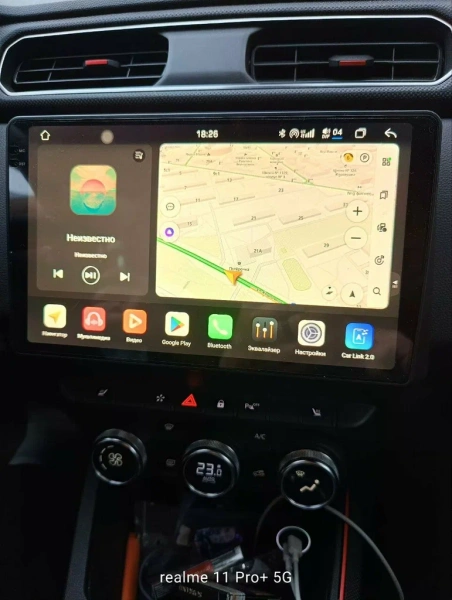 Штатная магнитола Canbox PRO-Line 2K 4255-10-1470 для Renault Arkana, Duster 2, Master 2019-2024 на Android 13 (4G-SIM, 12/256, DSP, QLed)