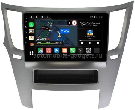 Штатная магнитола Subaru Legacy 5, Outback 4 2009-2014 (серая, левый руль) Canbox M-Line 4544-9051 на Android 10 (4G-SIM, 2/32, DSP, QLed)