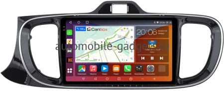 Штатная магнитола Canbox H-Line 2K 4180-9-0142 для Kia Pegas 2017-2024 (глянцевая) на Android 10 (4G-SIM, 4/32, DSP, QLed)