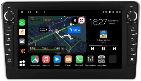 Штатная магнитола Canbox M-Line 7831-9373 для Toyota Avensis 2 2003-2009 черная на Android 10 (4G-SIM, 2/32, DSP, IPS) С крутилками