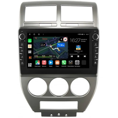 Штатная магнитола Canbox M-Line 7835-10-328 для Jeep Compass, Liberty (Patriot) 2006-2010 на Android 10 (4G-SIM, 2/32, DSP, QLed) С крутилками