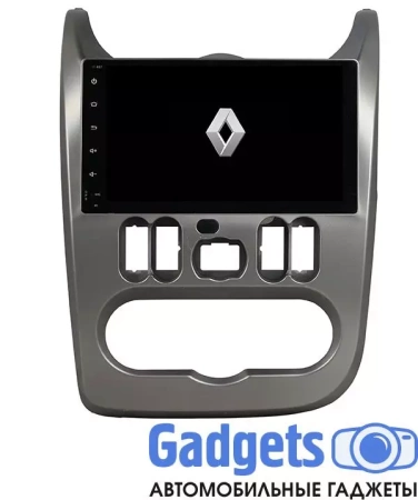 Carmedia KD-9619-P штатная магнитола для Renault Logan (2004-2015) Lada Largus (2009+) на Android 10, до 4/64ГБ, DSP