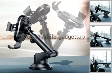 Baseus Wireless Charger Gravity Car Mount WXYL-A01 black Автомобильный держатель с беспроводной зарядкой