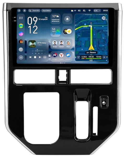 Штатное головное устройство Teyes CC4 Pro 2K 8/128 10.36 дюймов RM-10-1215 для Subaru Justy 5 2016-2024 (авто с климат-контролем) на Android 13 (4G-SIM, DSP, QLed, AI)