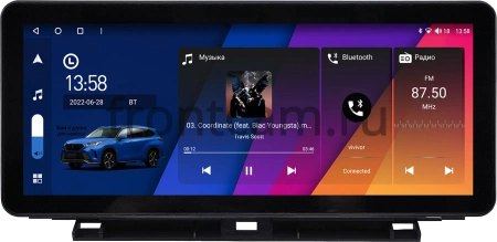 Lexus NX 2014-2017 12.3 дюйма Canbox M-Line 7712-2667 на Android 10 (4G-SIM, 2/32, DSP, QLed) Mercedes Style