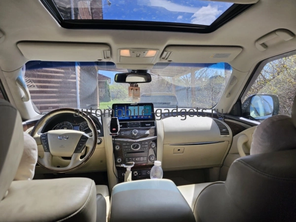 Carmedia SL-N1230 Штатный монитор 12.3" для Nissan Patrol, Infiniti QX80 2010-2021 на Android 12, 8GB, DSP, 4G
