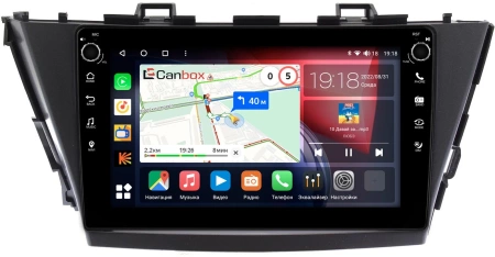 Toyota Prius Alpha (ZVW40, ZVW41) 2011-2014 (правый руль) Canbox M-Line 7801-9-TO296N на Android 10 (4G-SIM, 2/32, DSP, IPS) С крутилками
