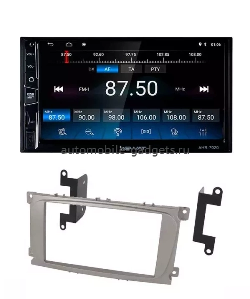 SWAT AHR-7020-RFO-N15 Установочный комплект для Ford C-MAX 2007-2010, Focus 2007+, Galaxy 2006-2020, Kuga 2008+,Mondeo 2007-2013, S-Max 2007-2010 на Android 8.1 c 2 GB оперативной памяти и встроенным DSP процессором