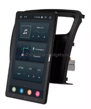 Carmedia OL-9945-2D-RLX (вертикально-поворотный экран) магнитола для Renault Logan, Sandero 2013+ на Android 10 с 4Гб, DSP