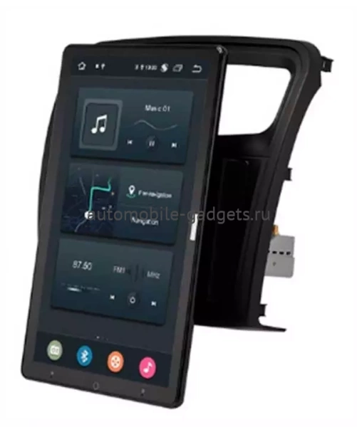 Carmedia OL-9945-2D-RLX (вертикально-поворотный экран) магнитола для Renault Logan, Sandero 2013+ на Android 10 с 4Гб, DSP