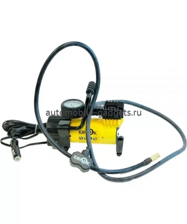 Автомобильный портативный компрессор Качок К50 LED Автомобильный портативный компрессор Качок К50 LED