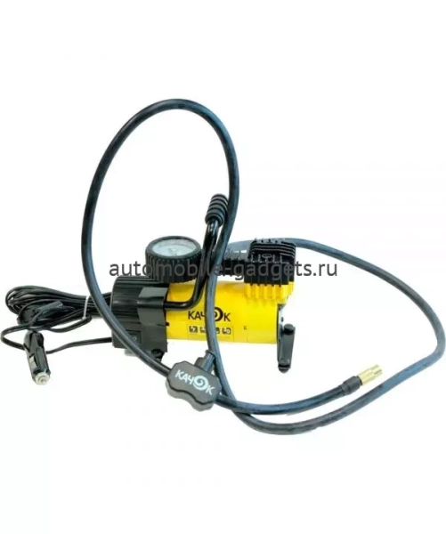 Автомобильный портативный компрессор Качок К50 LED Автомобильный портативный компрессор Качок К50 LED