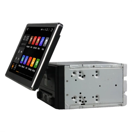 Roximo 4G RX-1006D 2DIN Универсальная 10 дюймов с поворотным экраном на Android 13 с 8GB, DSP, 4G