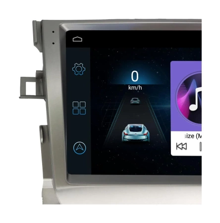 Штатная магнитола Toyota Verso 2009 - 2018 Wide Media LC9676ON-1/16  (авто с кондиционером)