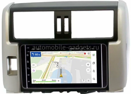 Toyota LC Prado 150 2009-2013 (серебро) OEM 2/16 на Android 10 (GT7-RP-TYLP15X-236)