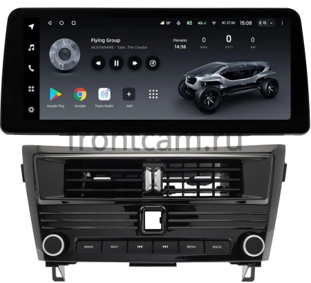 Штатная магнитола Nissan Qashqai 2, X-Trail (T32) 2013-2022 (для авто с 1 камерой, без NAVI, без кругового обзора) 12.3 дюйма Teyes LUX ONE (Round Corner) 4/32 RM-3109 на Android 10 (4G-SIM, 4/32, DSP, QLed) Mercedes Style
