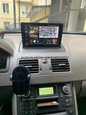 Штатная магнитола Volvo XC90 (2002-2014) (устанавливается наверх) Canbox EVO 5811-9123 на Android 14 (4G-SIM, 6/128, DSP, QLed, AI, 360)