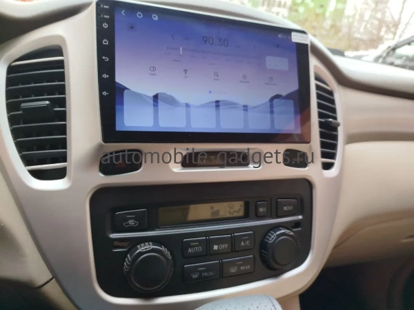 Штатная магнитола Toyota Highlander (U20), Kluger (XU20) 2000-2007 (серебро) Canbox EVO 2K 5833-9-614 на Android 14 (4G-SIM, 16/512, DSP, QLed, AI, 360)