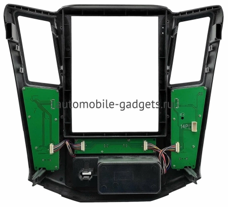 Штатное головное устройство Lexus RX 300, RX 330, RX 350, RX 400h 2003-2009 (LZ) Canbox (Tesla style) 9.7 дюймов 2/32 GT096-1312-152 на Android 10 (QLed, DSP, CarPlay)