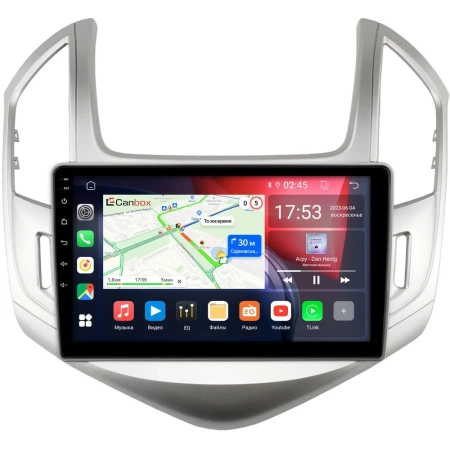 Штатная магнитола Canbox RS9-242 для Chevrolet Cruze 2012-2016 (серебро) на Android 10 (IPS, DSP, CarPlay)