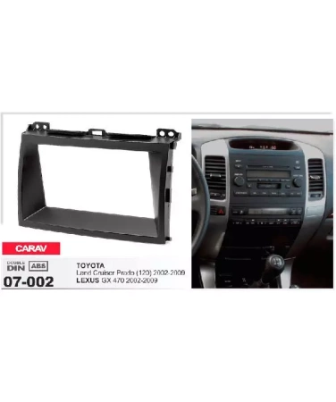Переходная рамка CARAV 07-002 TOYOTA Land Cruiser Prado (120) / LEXUS GX 470 (2002-2009)