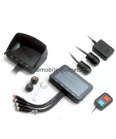 MotoCam NP F4.5U-TPMS Мото видеорегистратор с датчиками давления в шинах