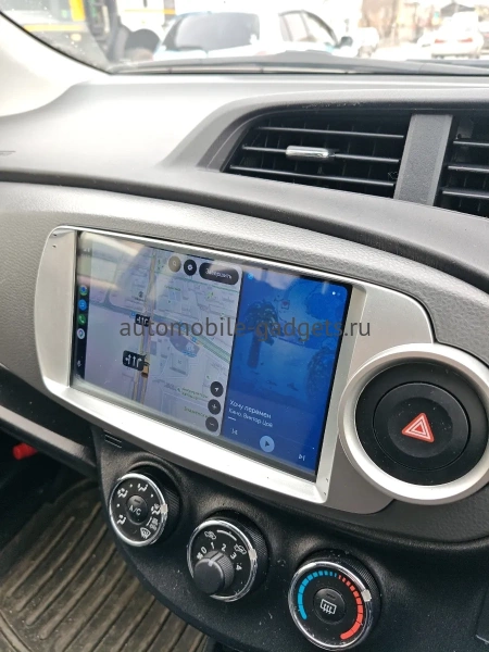 Штатная магнитола Canbox EVO 2K 5833-9245 для Toyota Vitz 3 (XP130), Yaris 3 2010-2017 (правый и левый руль, серая) на Android 14 (4G-SIM, 16/512, DSP, QLed, AI, 360)