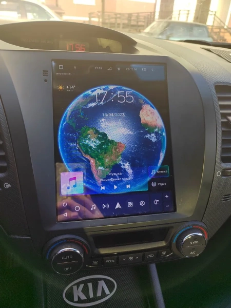 Штатное головное устройство Kia Cerato 3 2013-2020 (седан) Canbox M-Line (Tesla style) 9.7 дюймов 2/32 5620-1312-30 на Android 10 (4G-SIM, DSP, QLed)