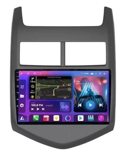 FarCar S500 TM107M штатная магнитола для Chevrolet Aveo (2011-2015) на Android 12 c 2Gb, DSP, 4G