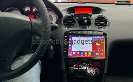 Штатная магнитола Peugeot 308, 408, RCZ 2007-2022 Canbox M-Line 7841-9120 Android 10 (4G-SIM, 4/64, DSP, QLed) (черный глянец, Тип 1)