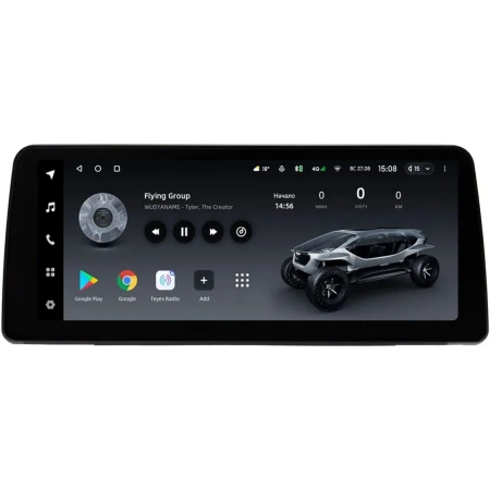 Штатная магнитола GAZ Газел НН (Gazele NN) 12.3 дюйма Teyes LUX ONE 4/32 RM-9-930 на Android 10 (4G-SIM, 4/32, DSP, QLed) BMW Style