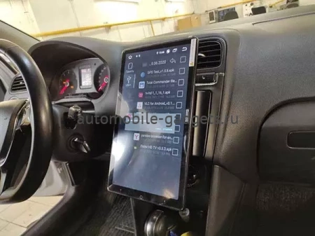 Carmedia OL-9903-2D-RLX (вертикально-поворотный экран) магнитола для Volkswagen Polo 2009+ на Android 10 с 4Гб, DSP