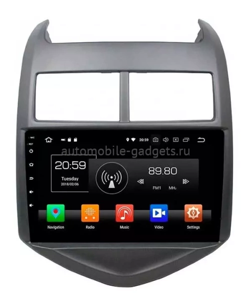 Carmedia KD-9804-P штатная магнитола для Chevrolet Aveo (2012-2015) на Android 10, до 8-ЯДЕР, до 4ГБ-64ГБ памяти и встроенным DSP