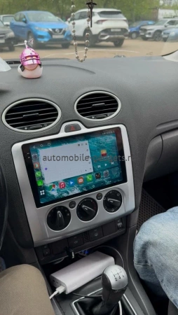Штатная магнитола Canbox M-Line 2K 4177-9157 для Ford Focus 2 2005-2011 (авто с кондиционером) на Android 10 (4G-SIM, 2/32, DSP, QLed)