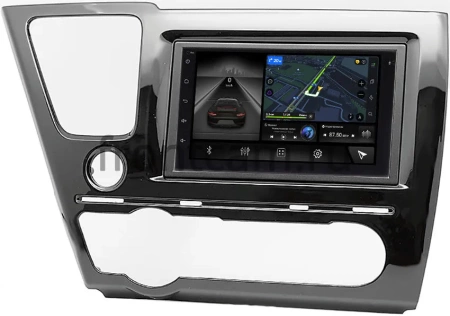Магнитола в штатное место 2 din Honda Civic 9 4D 2013-2017 (левый руль, седан) Canbox 2/32 на Android 10 (GT7-RP-11-467-305) (IPS, DSP, CarPlay)