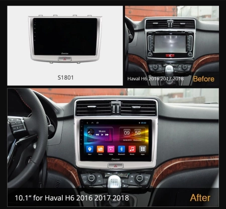 Carmedia OL-1801-KP-1010-6128-TS20 штатная магнитола для Haval H6 2014-2020, M6 2017-2021 на Android 13 c 6GB, DSP, 4G