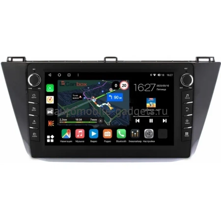 Штатная магнитола Volkswagen Tiguan 2 2016-2023 Canbox M-Line 7835-10-1122 на Android 10 (4G-SIM, 2/32, DSP, QLed) С крутилками