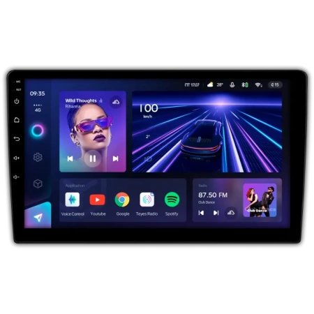 Магнитола под рамки 10" Teyes CC3 360 6/128 10 дюймов на Android 10 (4G-SIM, DSP, QLed)