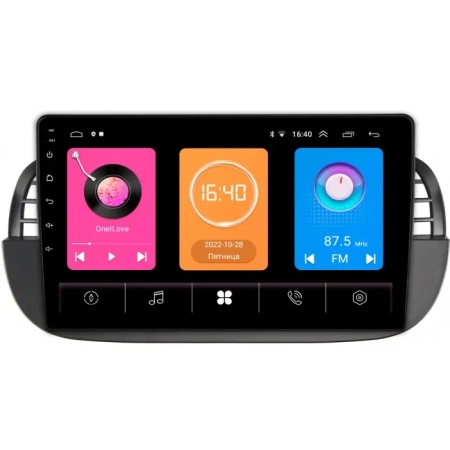 Штатная магнитола Fiat 500 2 2007-2015 OEM RK9-1394 на Android 10 (CarPlay, AHD, 1/32)