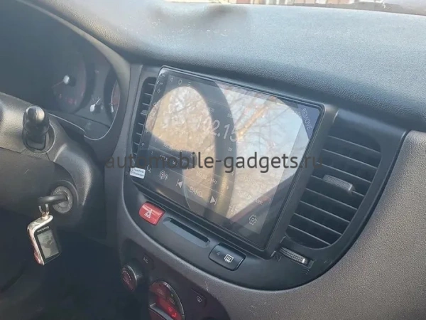 Kia Rio 2 2005-2011 (черная) Canbox L-Line 4169-9-0188 на Android 10 (4G-SIM, 2/32, TS18, DSP, QLed)