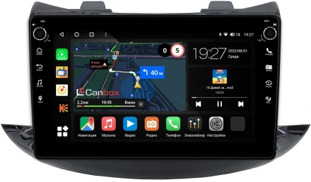 Штатная магнитола Chevrolet Trax 2016-2022 (глянцевая) Canbox M-Line 7801-9-0038 на Android 10 (4G-SIM, 2/32, DSP, IPS) С крутилками