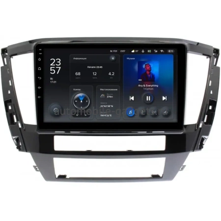 Штатное головное устройство Teyes X1 4G 4/32 10 дюймов RM-10-735 для Mitsubishi Pajero Sport 3, Montero Sport 3 2019-2024 на Android 10 (4G-SIM, DSP)