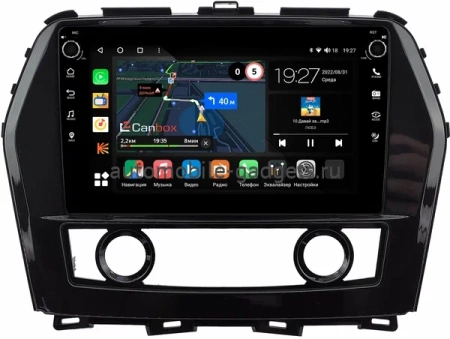 Штатная магнитола Canbox M-Line 7805-10-0059 для Nissan Maxima 8 (A36) 2015-2024 (глянцевая) на Android 10 (4G-SIM, 2/32, DSP, QLed) С крутилками